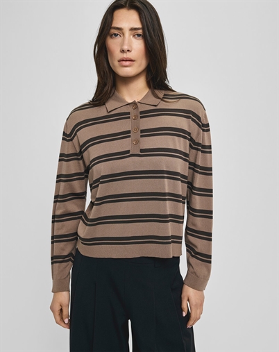 MSCH Copenhagen - MSCHTerine Pullover Polo - Mount T/Mulch